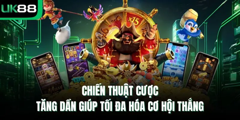 Chiến thuật cược tăng dần giúp tối đa hóa cơ hội thắng