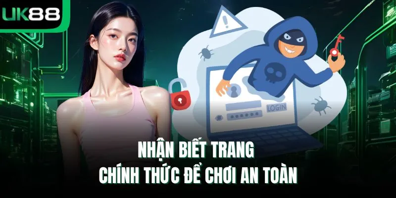 Nhận biết trang chính thức để chơi an toàn
