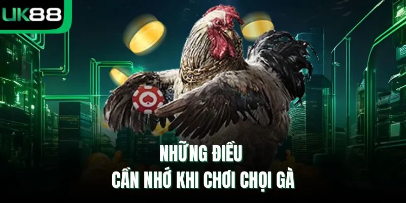 Những điều cần nhớ khi chơi chọi gà 